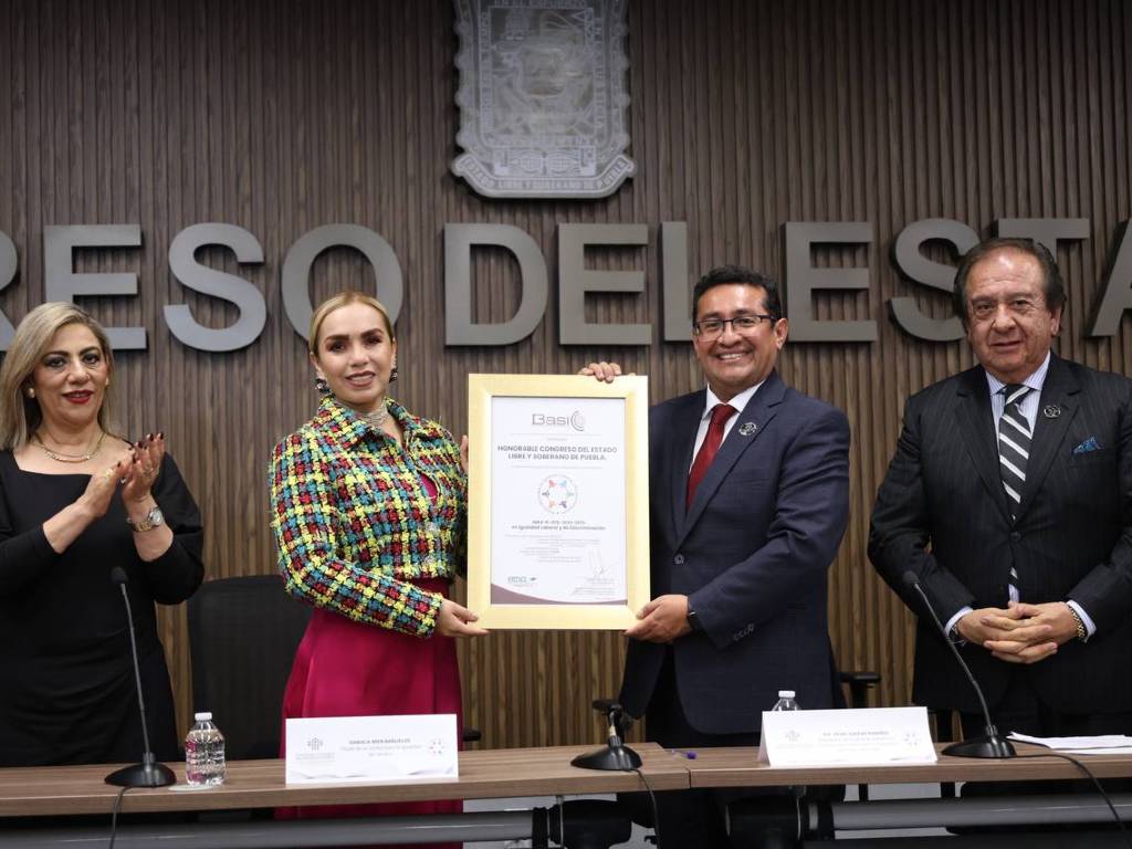 Recibe Congreso Certificación Nivel Oro como distinción en igualdad laboral y no discriminación