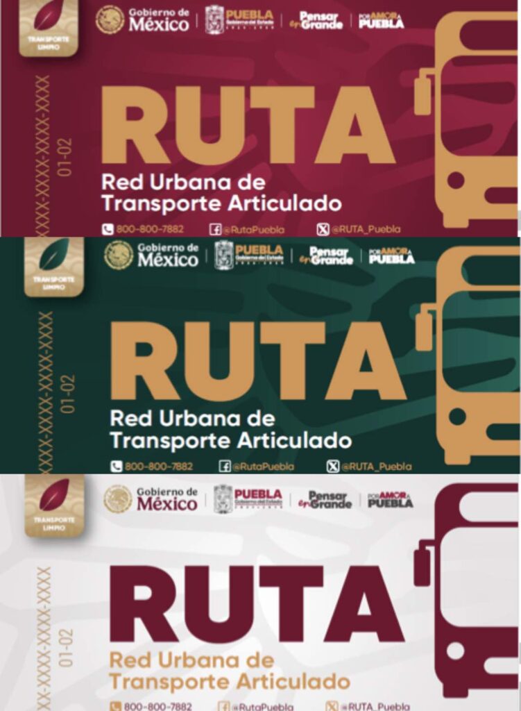 FOTOS: Esta es la nueva imagen de las tarjetas del sistema RUTA en Puebla