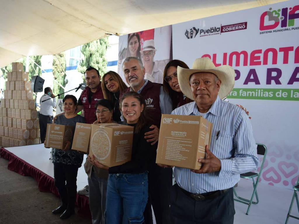 Refuerzan apoyo a familias poblanas con programa Alimentación Imparable