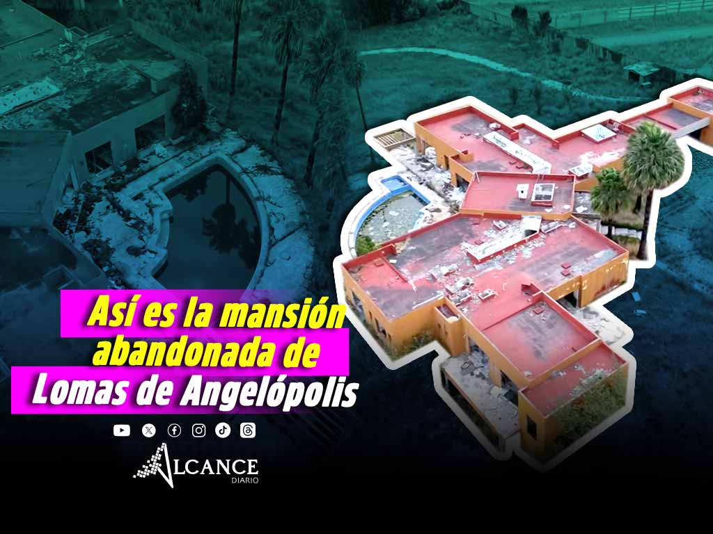 ¿Conocías esta mansión abandonada en Lomas de Angelópolis?
