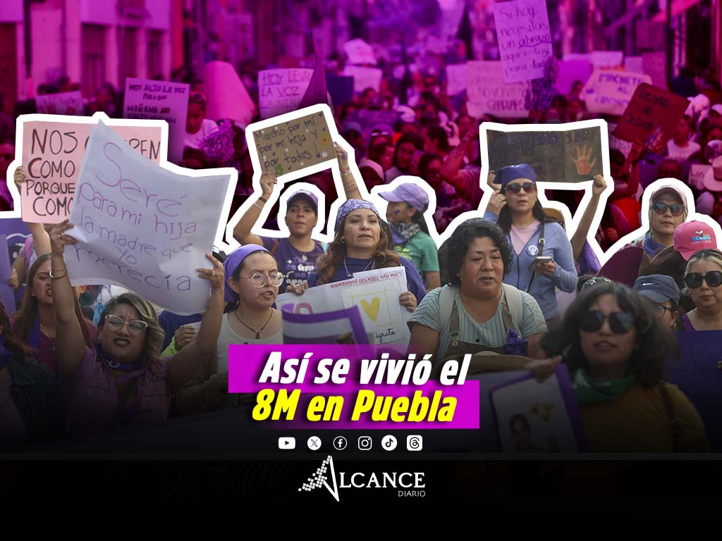 Alto a la violencia, atención a casos de desaparición y justicia para feminicidios: las consignas del 8M en Puebla