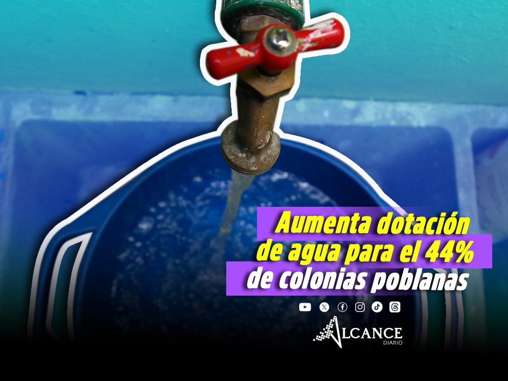 Aumenta número de colonias en Puebla que recibe agua más de cuatro días a la semana