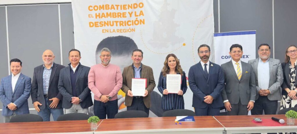 Firman convenio Coparmex Puebla y Banco de Alimentos para disminuir el hambre y la desnutrición