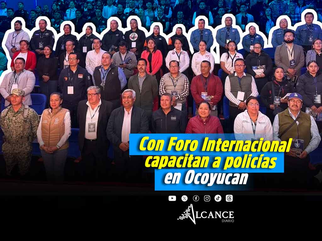 Capacitan a policías en Ocoyucan con Foro Internacional de Seguridad Pública 2026