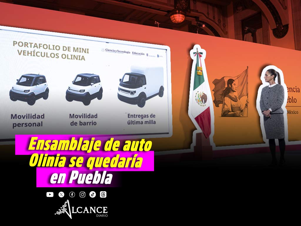 SECIHTI federal plantea que ensamblaje del auto electrónico Olinia se haga en Puebla