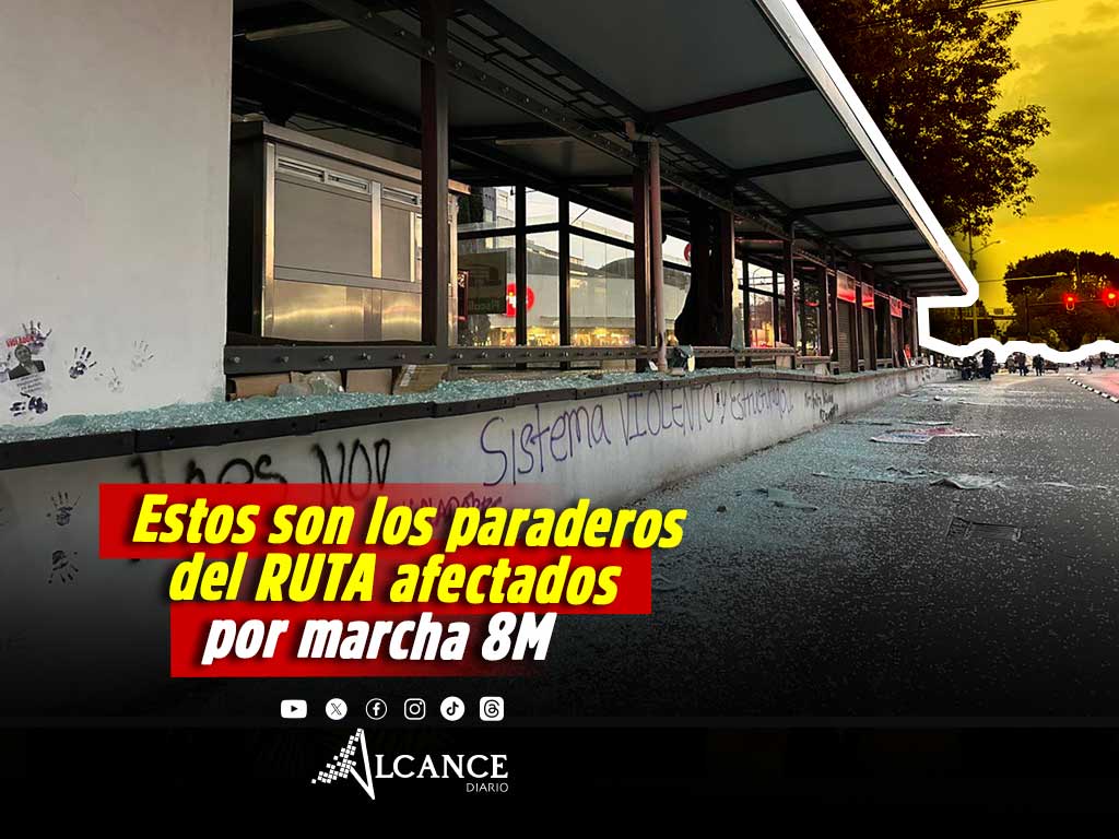 ¿Funcionan todos los paraderos de la Línea 3 del RUTA tras la marcha del 8M?