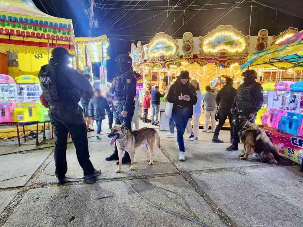 Seguridad coordinada en Feria de Sanctorum