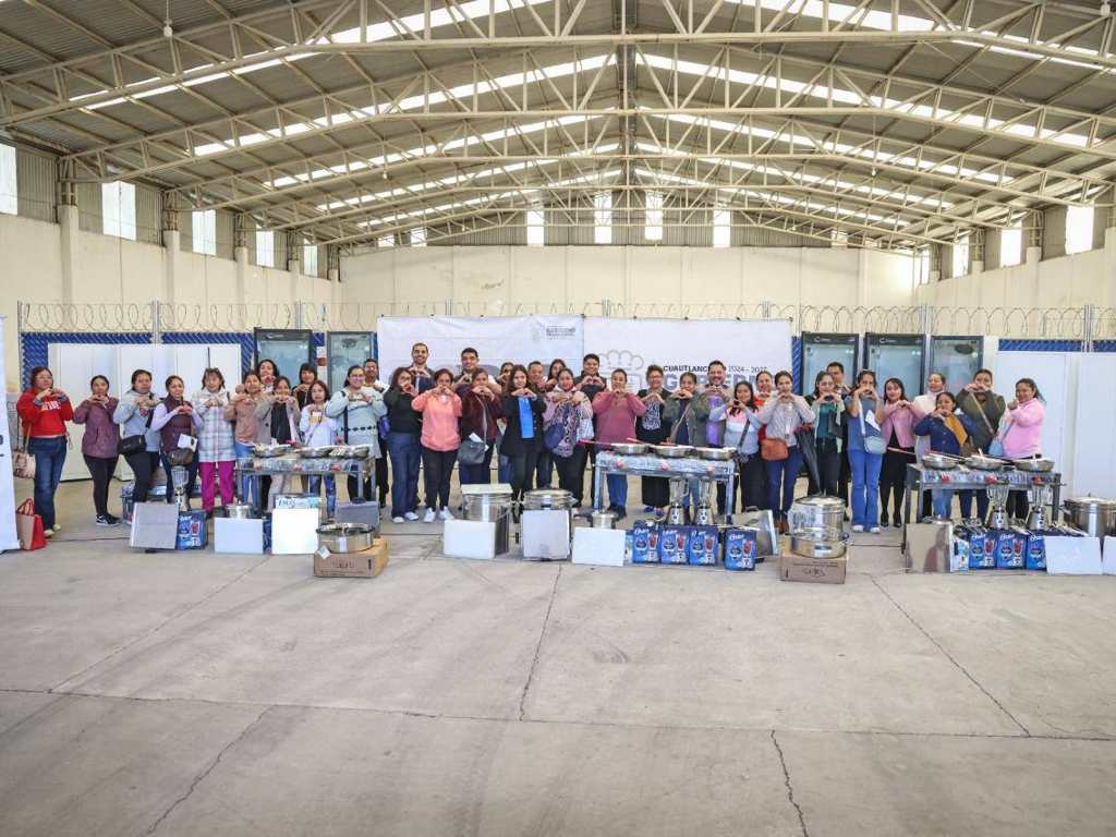 Fortalece Cuautlancingo comedores escolares