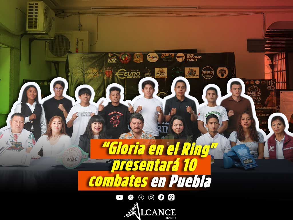 Anuncian función “Gloria en el Ring” con 10 combates este 7 de marzo en Puebla