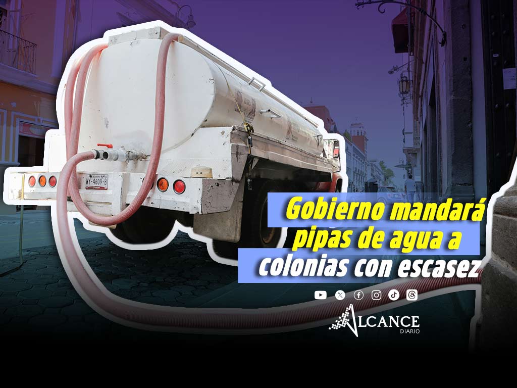 Gobierno de Puebla reforzará suministro de agua con pipas ante escasez