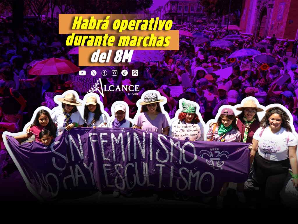 SSP desplegará operativo durante marchas del 8M 2026 en Puebla