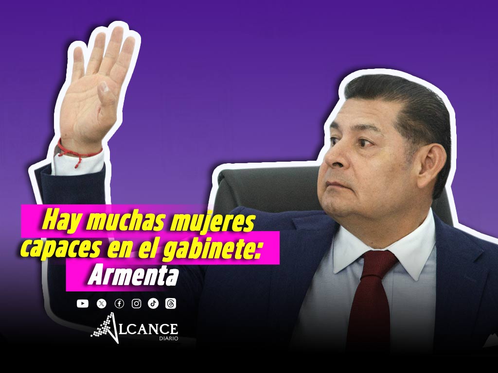 Apoyaré que mujeres ocupen cargos en la administración pública de Puebla: Armenta