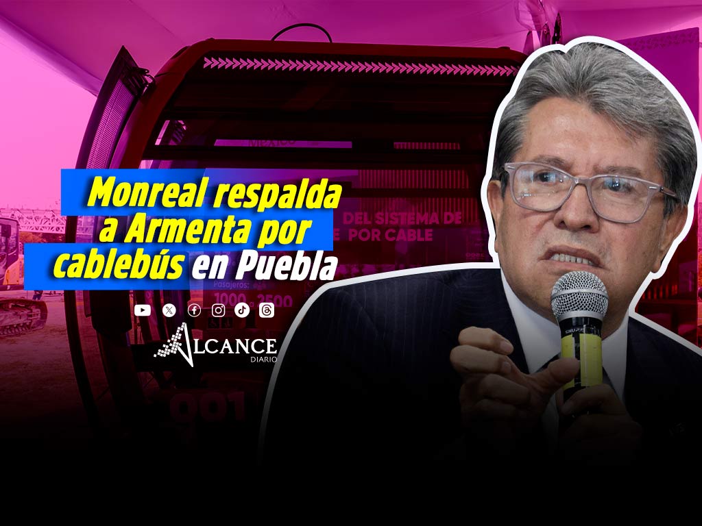 Es un gobernador humanista y ambientalista: Monreal respalda a Armenta por cablebús en Puebla