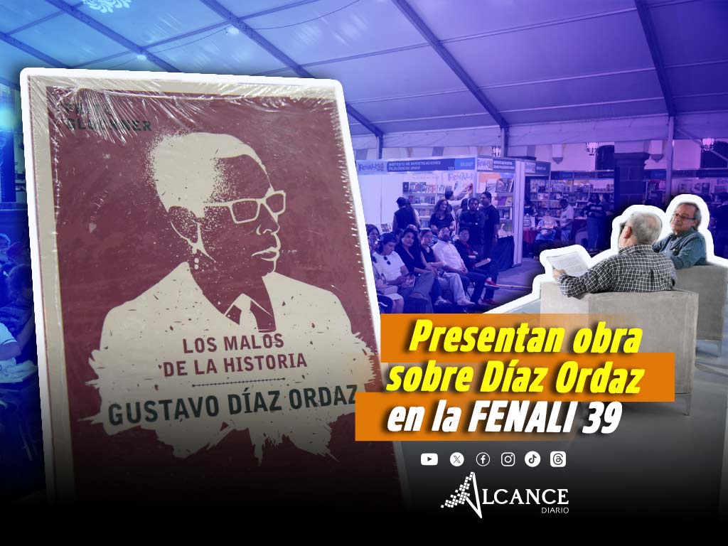 Presentan Los malos de la historia. Gustavo Díaz Ordaz de Fritz Glockner en la FENALI 39
