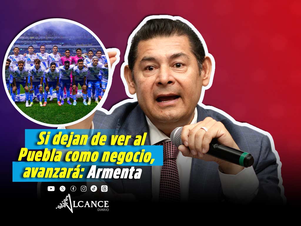 Club Puebla es la caja chica y de saqueo de Ricardo Salinas, afirma Armenta