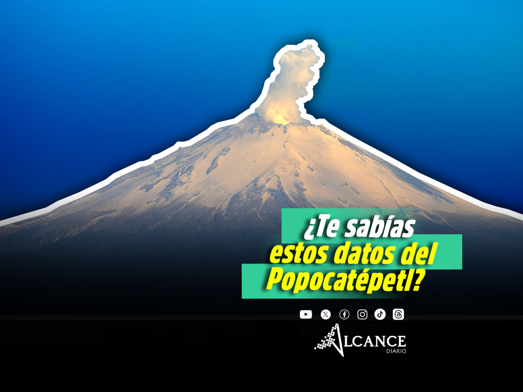 Cinco datos que quizás no sabías del Popocatépetl