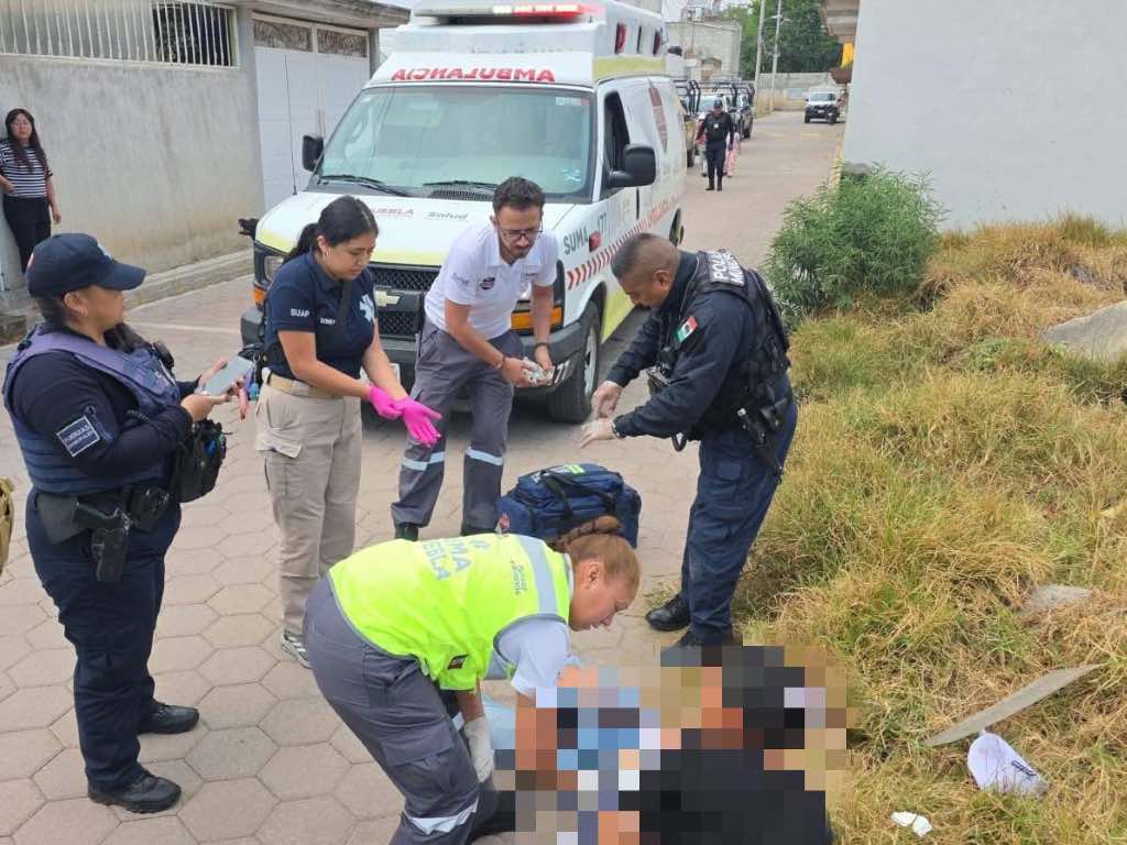 Le roban camioneta a mujer en Cholula, le disparan y la abandonan en Sanctorum