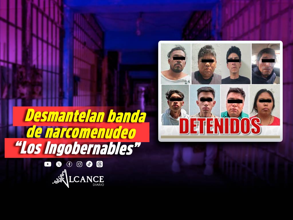 Desmantela FGE banda “Los Ingobernables” dedicada al narcomenudeo en Puebla