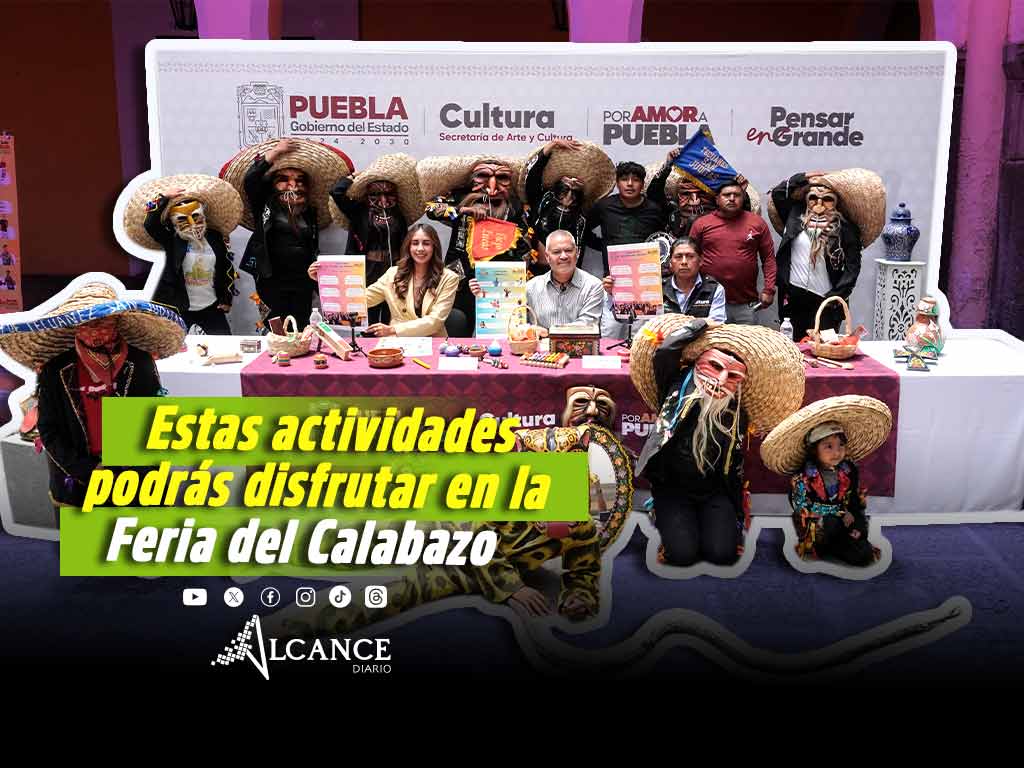 Música, lucha libre y venta de artesanías, durante Feria del Calabazo en San Pablo Anicano