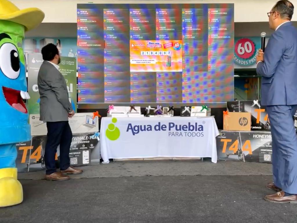 Estos son los números ganadores de la Segunda Rifa del Pago Anual Anticipado de Agua de Puebla