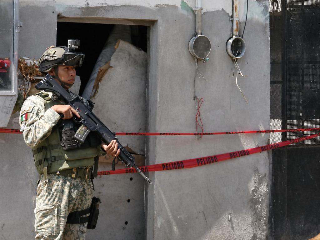 Rompen sellos de la Fiscalía en inmueble ligado a homicidio en Xochimehuacan; Ejército y policías despliegan operativo