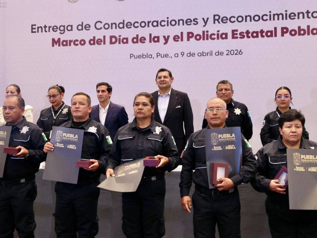 Reconoce Gobierno de Puebla vocación, disciplina y lealtad de elementos de la Policía Estatal