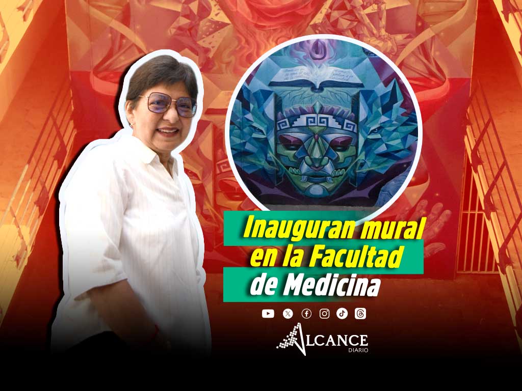 Inaugura Rectora Lilia Cedillo mural en la Facultad de Medicina