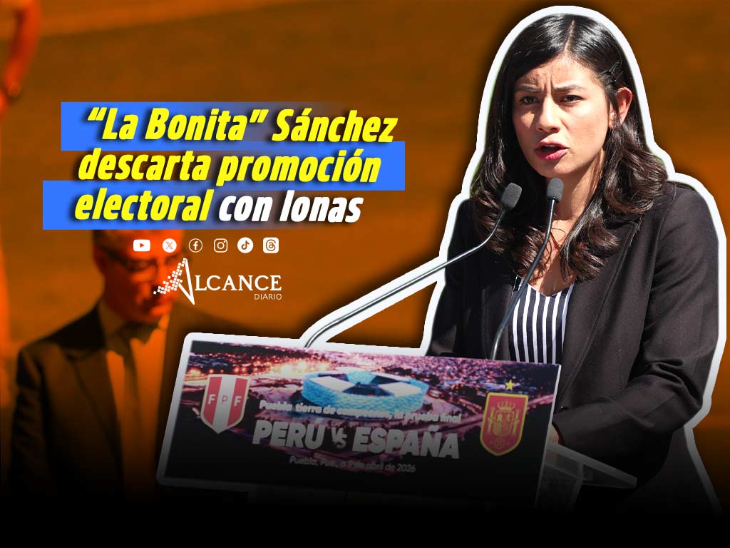 Gaby “La Bonita” Sánchez descarta promoción electoral con lonas; son de patrocinadores por boxeo, afirma