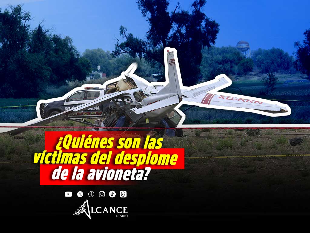 Ellos eran los tripulantes de la avioneta que se desplomó en Huejotzingo