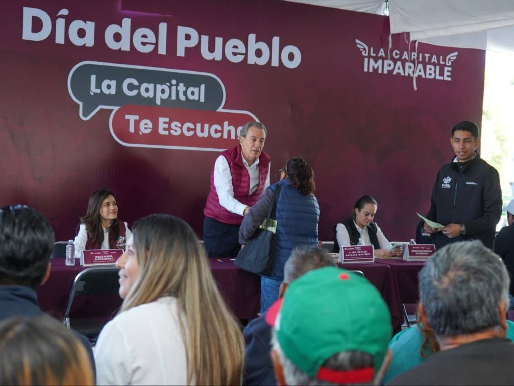 Realizan jornada "Día del Pueblo" en San Francisco Totimehuacan