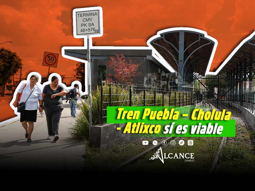 Tren Puebla – Cholula - Atlixco es viable: tenderá 3 estaciones y transportará 80 mil personas