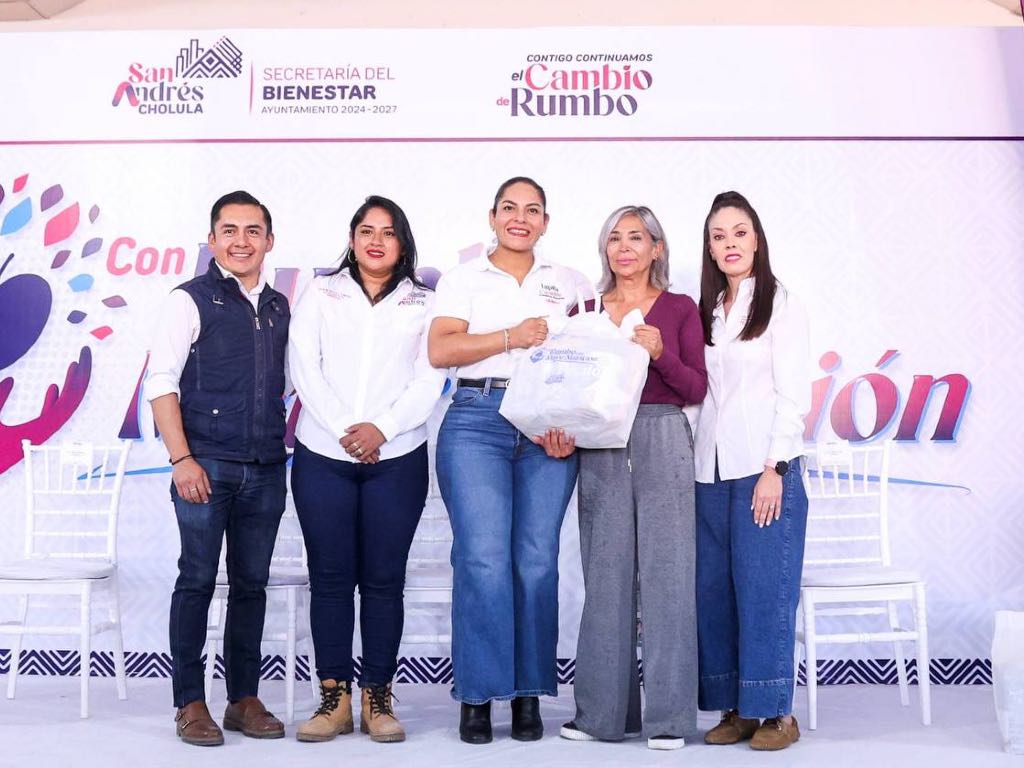 Arranca la primera entrega de apoyos alimentarios 2026 en San Andrés Cholula