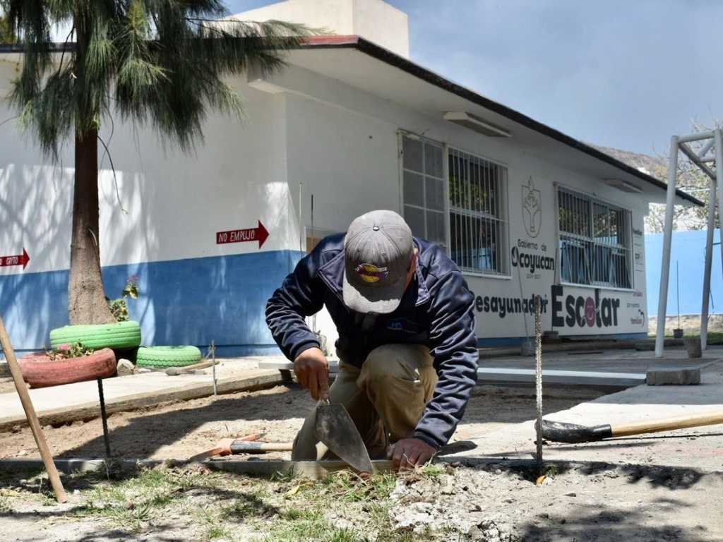 Continúa Aristóteles Campos Flores mejorando la infraestructura de Ocoyucan