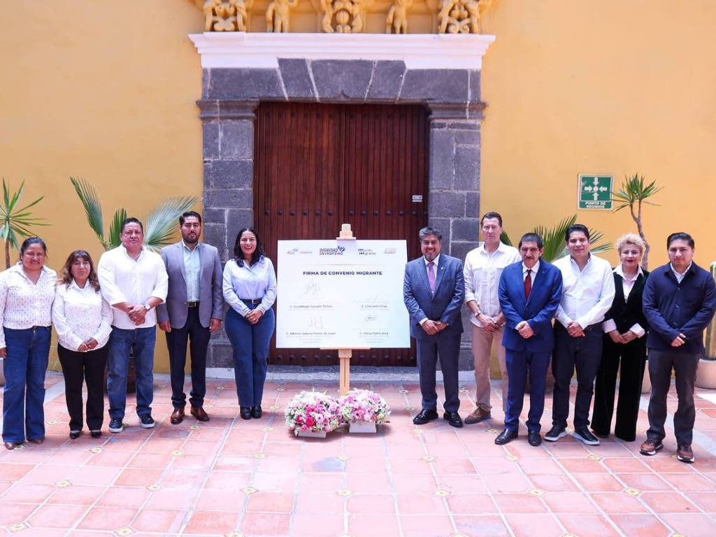 Respalda Lupita Cuautle a comunidad migrante de San Andrés Cholula con convenio