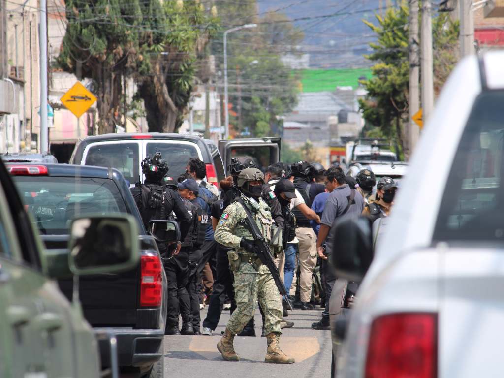 Detienen a sujetos en operativo en la colonia El Porvenir