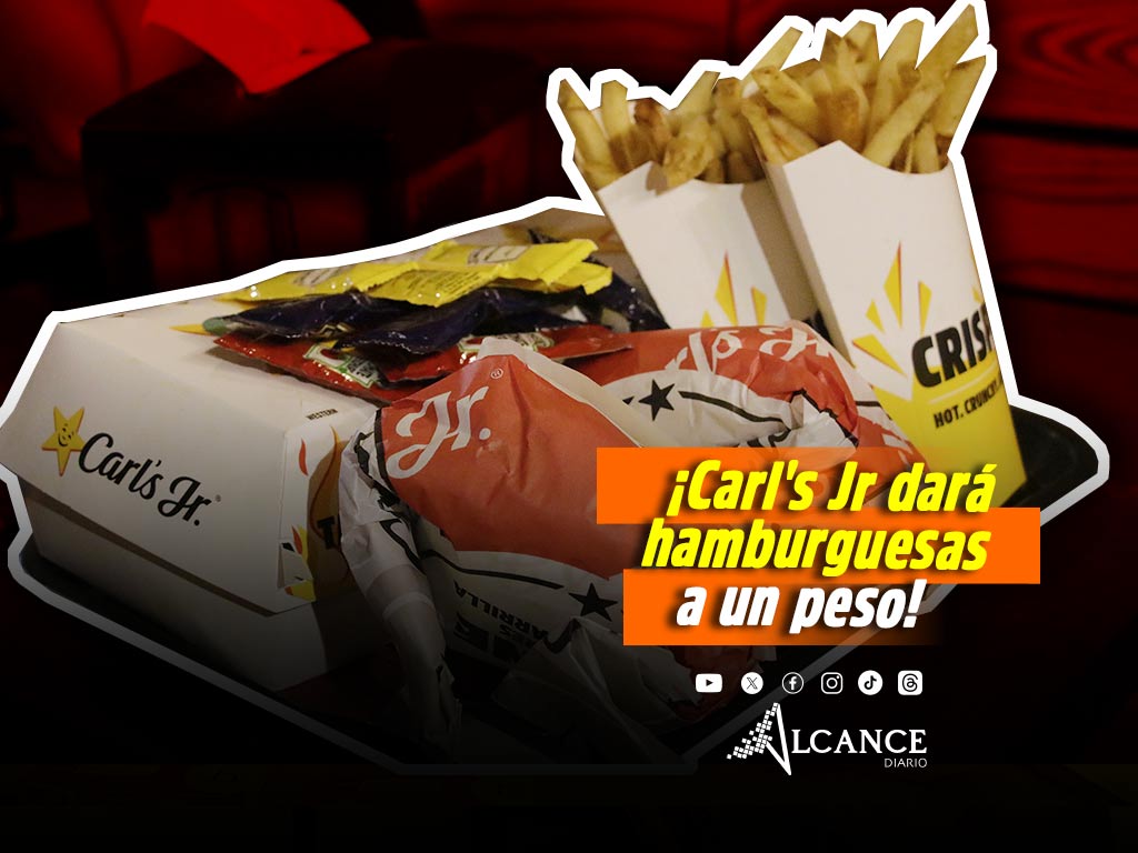 Carl's Jr. celebra el Burger Day en Puebla con hamburguesas a un peso