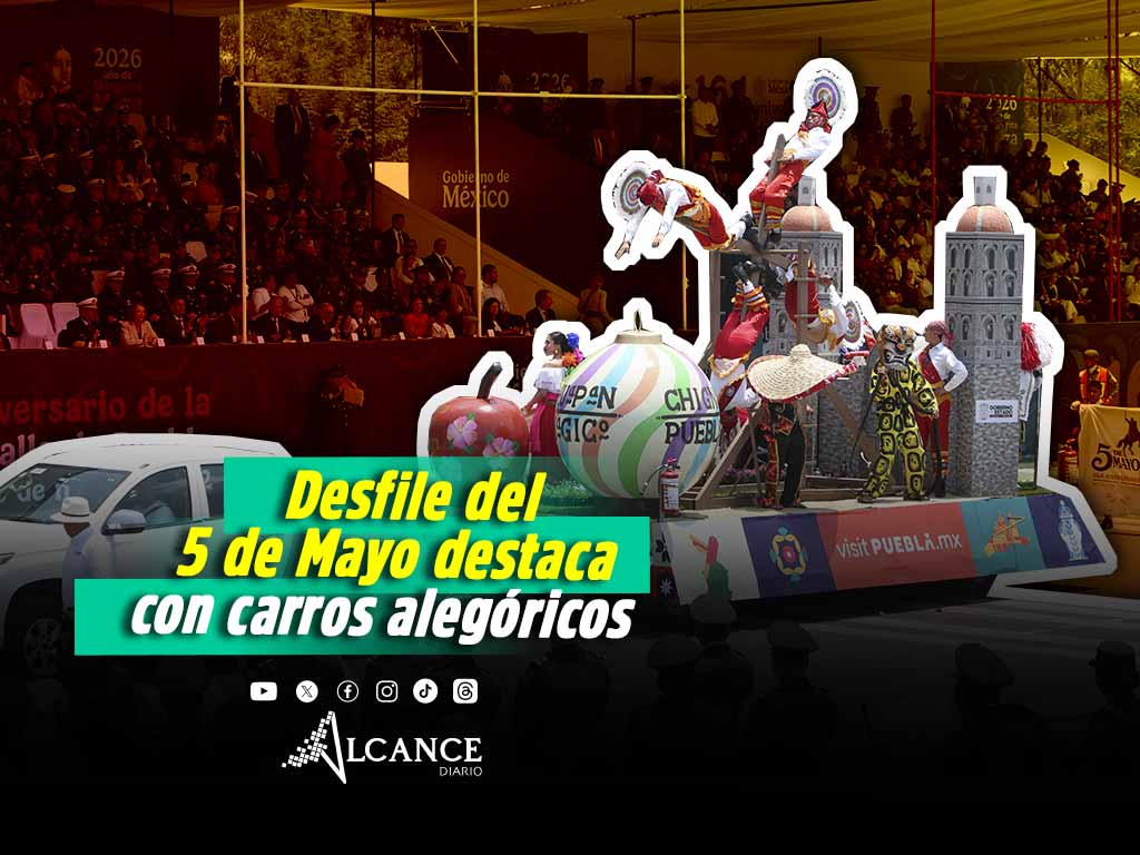 Estos carros alegóricos destacaron en el Desfile del 5 de Mayo