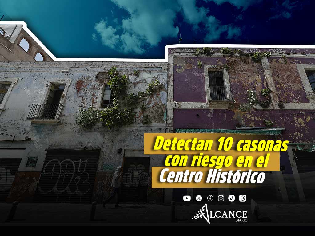 Detectan 10 casonas con riesgo en el Centro Histórico tras inspecciones por lluvias