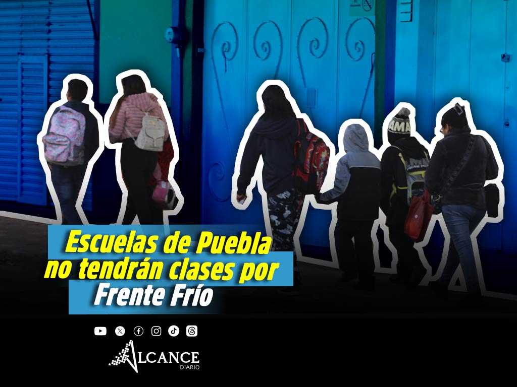 Suspenden clases en Puebla ante lluvias por Frente Frío 50; alertan por posibles contingencias