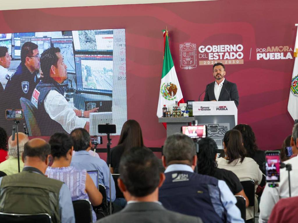 Gobierno estatal mejora seguridad en Puebla en coordinación con fuerzas armadas