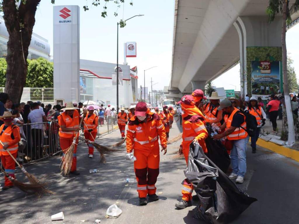 Realizará OOSL operativo de limpieza en desfile del 5 de mayo