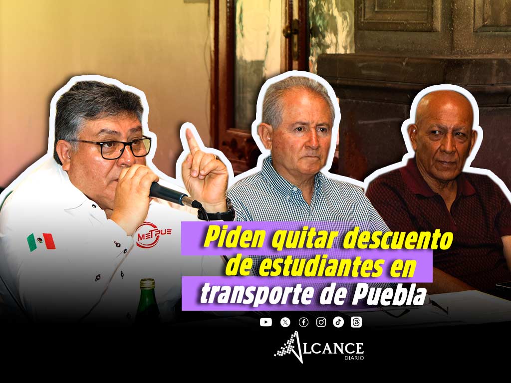 Piden quitar descuento de estudiantes en transporte público de Puebla 