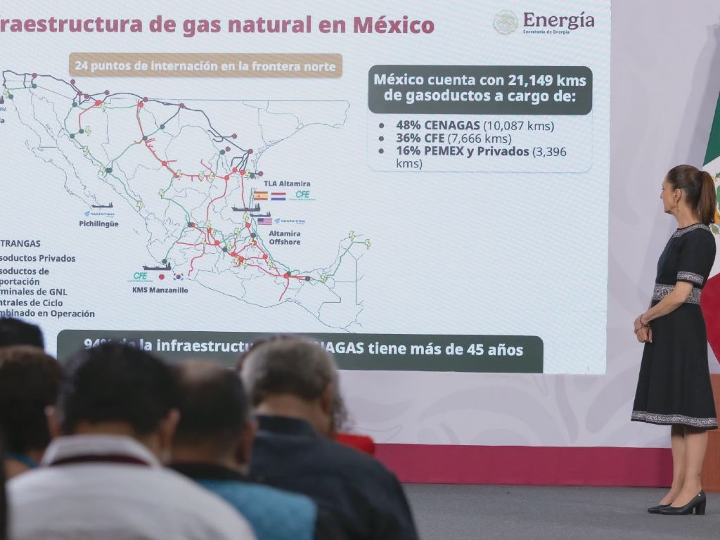 Presentan plan de gasoductos para México con una inversión de más de 140 mil mdp hacia 2030
