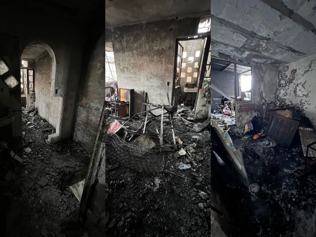 Organizan colecta para familia que perdió local y vivienda tras incendio en Santiago Momoxpan