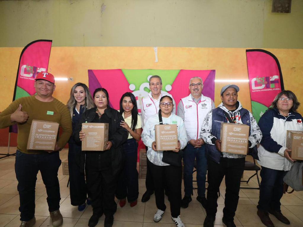 Entregan programa “Alimentación Imparable” en La Margarita y en Santo Tomás Chautla