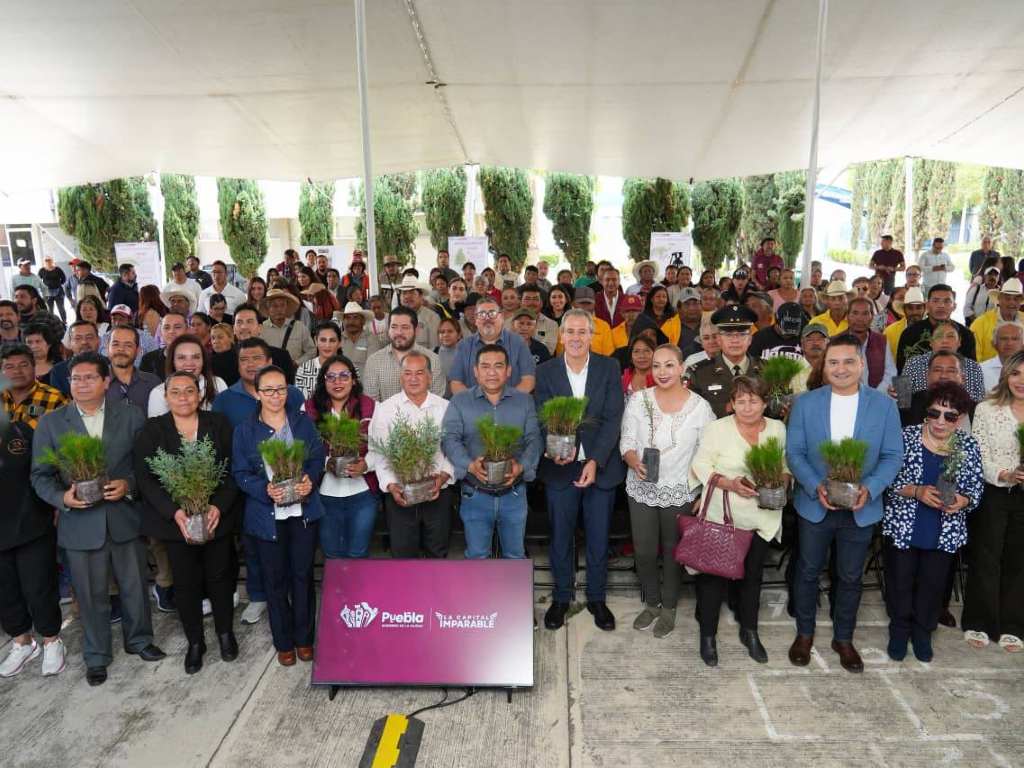Avanzan en la recuperación de áreas verdes de la ciudad de Puebla con “Raíces del Futuro”