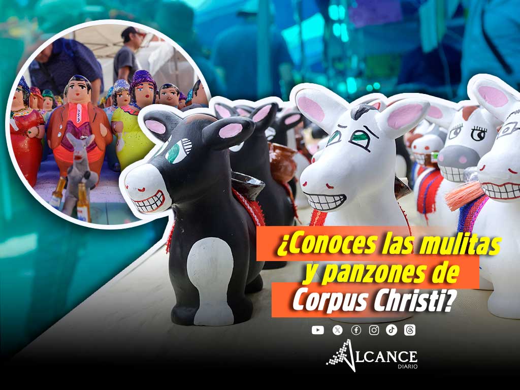 ¿Conoces las mulitas y panzones de Corpus Christi? Artesanos buscan preservar la tradición