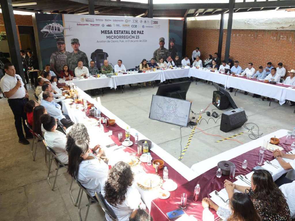 Encabeza Alejandro Armenta Mesa Estatal de Paz en Acatlán