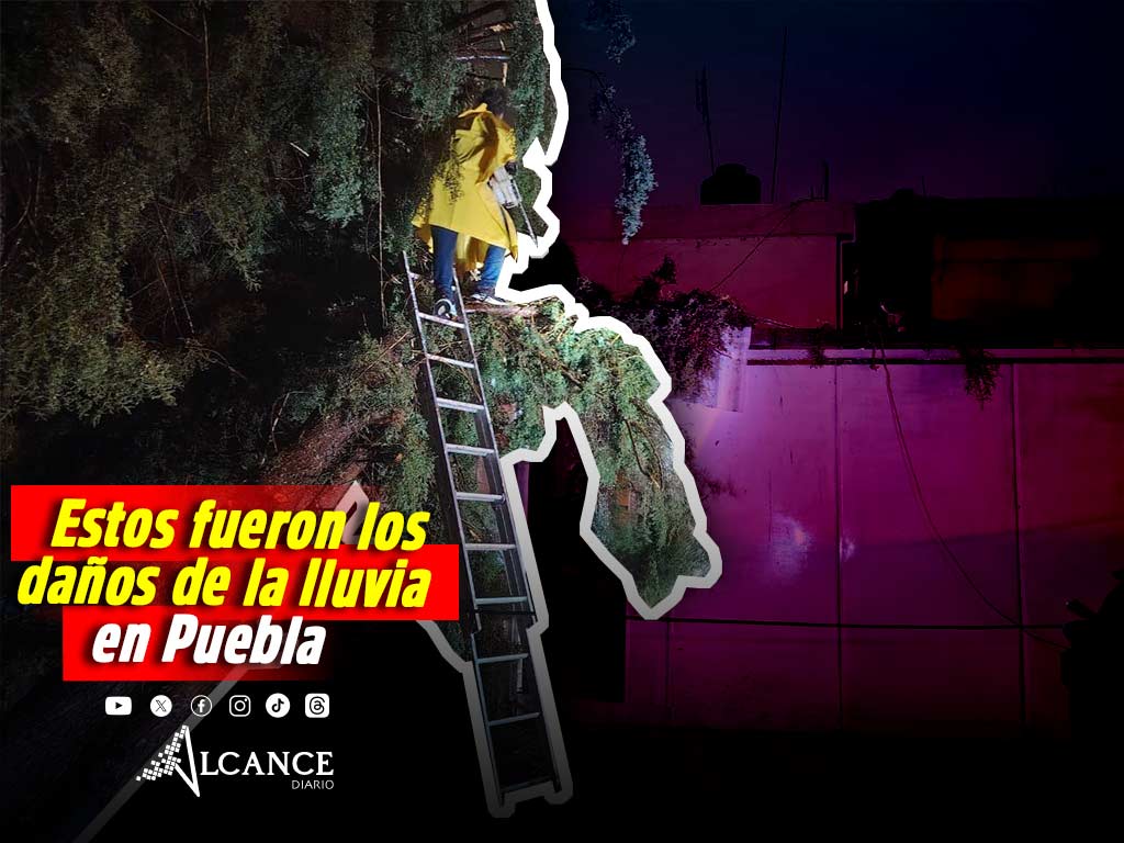 Viviendas evacuadas, autos varados y un fallecimiento, el saldo de la lluvia de este domingo en Puebla