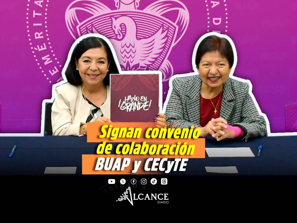 Signan convenio de colaboración BUAP y el Colegio de Estudios Científicos y Tecnológicos del Estado de Puebla